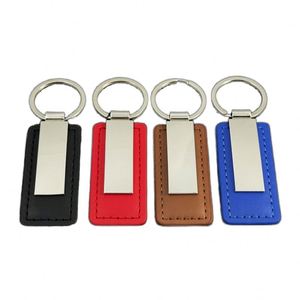 Custom Advertising Promotional Gift Leather Car <b>Clip</b> Leather Buckle Versatile Keychain Car Key <b>Ring</b> Pendant Key Chain - Product Image 1