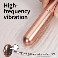 Wiederauf ladbarer Metallkugel-Vibrator für Frauen Starke, leistungs starke G-Punkt-Klitoris stimulation Finger kugel Vagina Vibe Sexspielzeug
