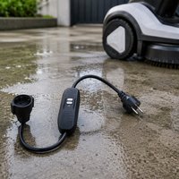 Prise mâle EU Schuko Type-F vers prise femelle, 230V 16A, compatible usage domestique