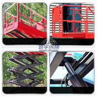 Taşınabilir Makaslı Platform İndirimli Fiyat 4-16m Havadan Çalışma Platformu Hidrolik Mobil Makaslı Platform İç Mekan Deposu İçin