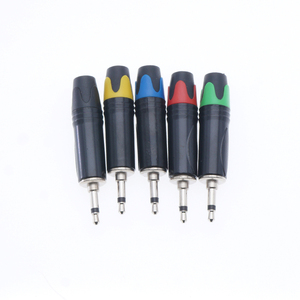 3.5mm Bạc Vàng TRS âm thanh <span class=keywords><strong>jack</strong></span> cắm 3-pin Guitar 1/4 inch Stereo <span class=keywords><strong>Jack</strong></span> PVC Nickel mạ Mono kênh đồng dây dẫn âm thanh - Product Image 1
