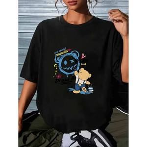 Personalized Customized Leisure Sports T-<strong>Shirt</strong> ALL <strong>THINGS</strong> GROW Print Pattern Athletic Round-neck Top Cartoon Breathable Letter - Product Image 6