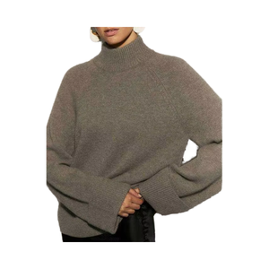 Suéter informal súper suave y cómodo de gran oferta para mujer, Jersey de punto de estilo <span class=keywords><strong>Stayhome</strong></span> para mujer, prendas de punto - Product Image 4