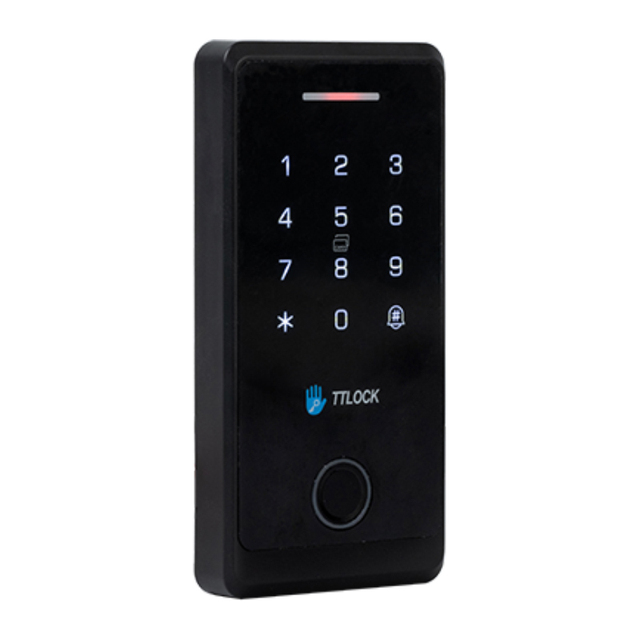 IP 67 Fingerprint and M1 Card Access Control TTLOCK Keyless Phone Enabled for APP Remote Access Fingerprint Unlock