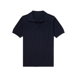 Camiseta Polo Extra Grande de Estilo Contemporáneo para Hombre, Hombros Caídos, Manga Corta, Silueta Urbana, Estilo Casual Atrevido - Product Image 1