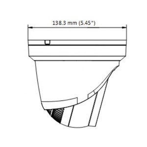 DS-2TD1228-3/QA Thermal & Optical Bi-spectrum <b>Network</b> Turret <b>Camera</b>(No Logo Version) - Product Image 4