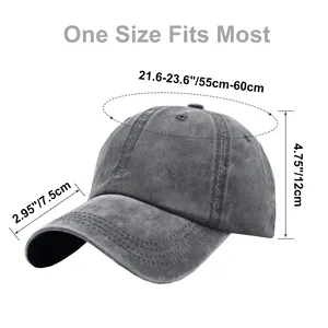 Womens cổ điển rửa đau khổ bóng chày mũ với cao ponytail lỗ thể thao Golf hat mặt trời bảo vệ ponycaps Retro cap