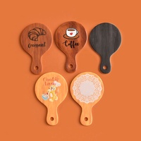 Miniature en résine peinte à la main, modèle de plateau, charme artistique pour accessoires de colle crème DIY, décoration de paysage de maison de poupée