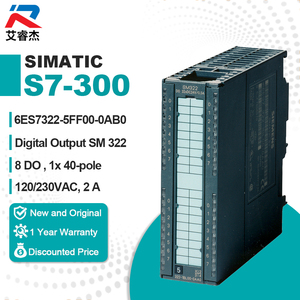 Nuevo módulo PLC original SIMATIC S7-300 6ES7322-5FF00-0AB0 Controlador programable 6ES73225FF000AB0 Módulo de salida digital SM322 - Product Image 1