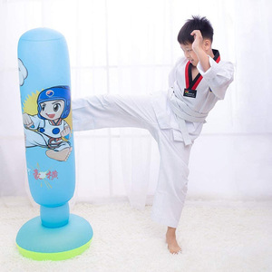 กระสอบทรายตัวตลกพองลม PVC กันน้ำ ของเล่นฝึกซ้อมสำหรับเด็กอายุ 2 4 ปี อุปกรณ์เล่นเสริมพัฒนาการแบบพกพา - Product Image 2