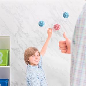 Jouets interactifs pour enfants à ventouse, balles magiques collantes à presser, balles anti-stress, jouets d'entraînement à la coordination - Product Image 4