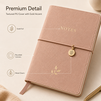 Carnet Premium A5 à Couverture Rigide en Cuir PU, Points Croisés, Dorure à Chaud, Fermeture Élastique et Ruban, Idéal pour le Travail, l'École ou le Journal Quotidien