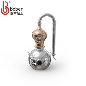 15L Brennerei ausrüstung Heimgebrauch Brennerei Alkohol lieferant Ätherisches Öl Alembic Stills Made In China