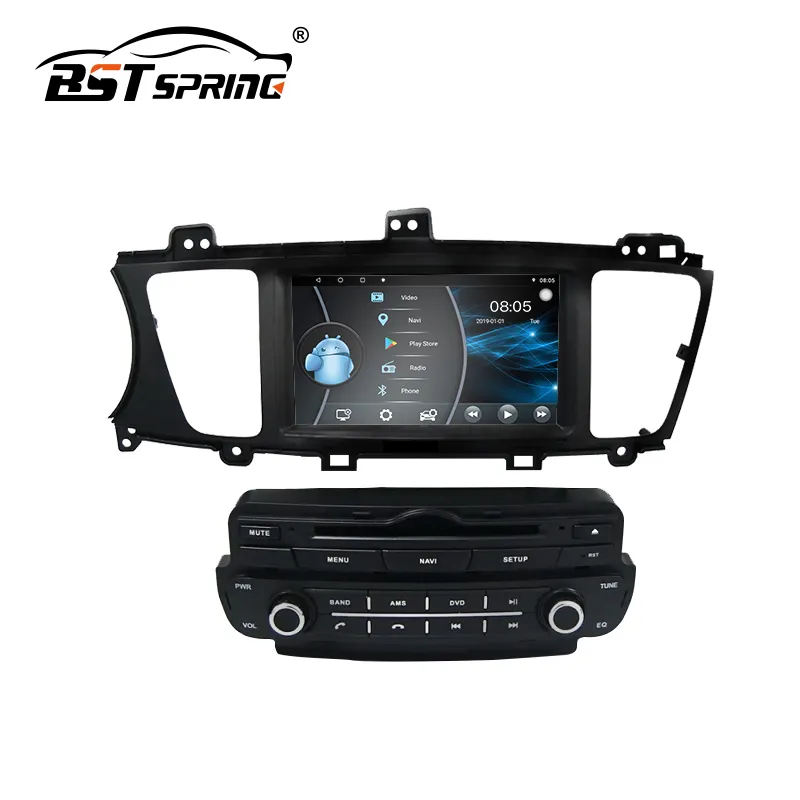 Bosstar 8 Inci Mobil Stereo Media Player untuk Kia Cadenza Auto DVD Audio Player Gps Navigasi Sistem 4GB RAM 64GB ROM Kartu SIM