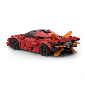 MOC M03050A Speed City Car Champion Racer Classic Supercar Building <b>Blocks</b> Brick Racing Super Technique Creative Garage DIY Set - Product Image 4