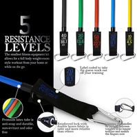 Nuevo estilo, logotipo personalizado, Fitness, 100-150Lbs, 11 piezas, juego de bandas de resistencia para ejercicio, bandas elásticas de látex para ejercicio
