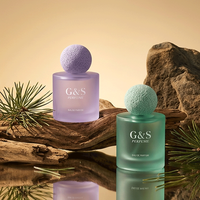 Flacon de parfum vide de luxe personnalisé OEM 50ml 100ml, cylindre en verre avec capuchon et pulvérisateur, emballage avec boîte cadeau, couleur et logo personnalisés
