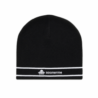 Casquette en acrylique unie avec logo brodé personnalisé, design à bordure contrastée, bonnet unisexe