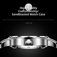 Montre squelette lumineuse pour homme, style mécanique, mouvement à quartz, étanche 30M, boîtier transparent