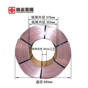 Karbon Tinggi 0.89Mm 0.96Mm Berlapis Perunggu Ban Manik Kawat untuk Ban