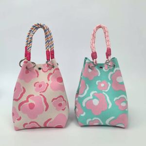 Nouveau design – Sac à main tricoté pour femme, sac tendance personnalisé, grande capacité, sac seau réutilisable avec logos - Product Image 2