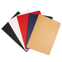 Carnet de notes A4 en papier kraft avec logo personnalisé, 100 feuilles, ligné, journal quotidien, agenda, carnet d'étudiant, impression