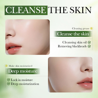 OEM SADOER Gommage Visage à l'Acide de Concombre 100g pour Peaux Grasses et Élimination des Points Noirs avec Exfoliation Douce