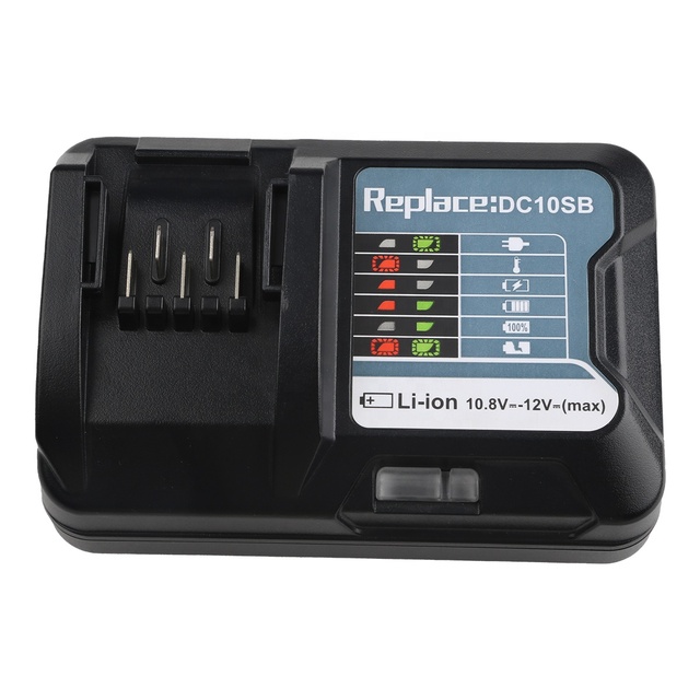 Replacement for MAK 10.8V 12V Lithium DC10SB Battery Charger Rapid Smart Charging Station LED OEM Factory