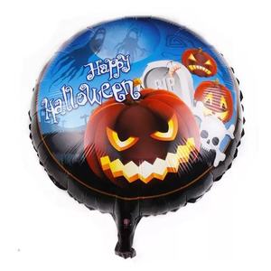 Nuovo arrivo 18 pollici di natale festa eco-friendly foglio di alluminio zucca fantasma teschio palloncini per decorazioni Festive - Product Image 5