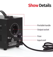 1000VA contrôle CPU numérique AC monophasé 220V AVR régulateurs de tension automatiques stabilisateurs 1KVA avec Protection contre les courts-circuits