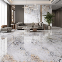 Carrelage en porcelaine effet marbre de luxe 750x1500mm, antidérapant, antibactérien, résistant au feu, grand carrelage de sol résidentiel
