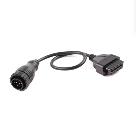 Premium 14 Pin to 16 Pin OBD1 to OBD2 Adapter Cable for Mercedes Benz Universal Car Diagnostic Tool
