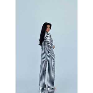 Ensemble de costume pantalon bleu marine pour femmes - Product Image 1