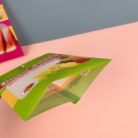 Mixed Fruit Pet/Pe Achterkant Afdichting Food Grade Aanpasbare Tas Met Mat Transparant Raam Ophanggat Middelste Afdichting Zakje