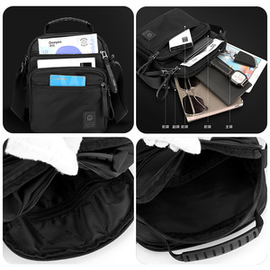Bolso Bandolera Impermeable Desmontable de Nylon para Hombre, Estilo Casual y Deportivo, Ideal para Exteriores - ¡Venta Caliente! - Product Image 6