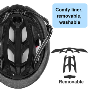 Casco de seguridad universal más nuevo para adultos con lámpara de advertencia recargable para personalización - Product Image 5