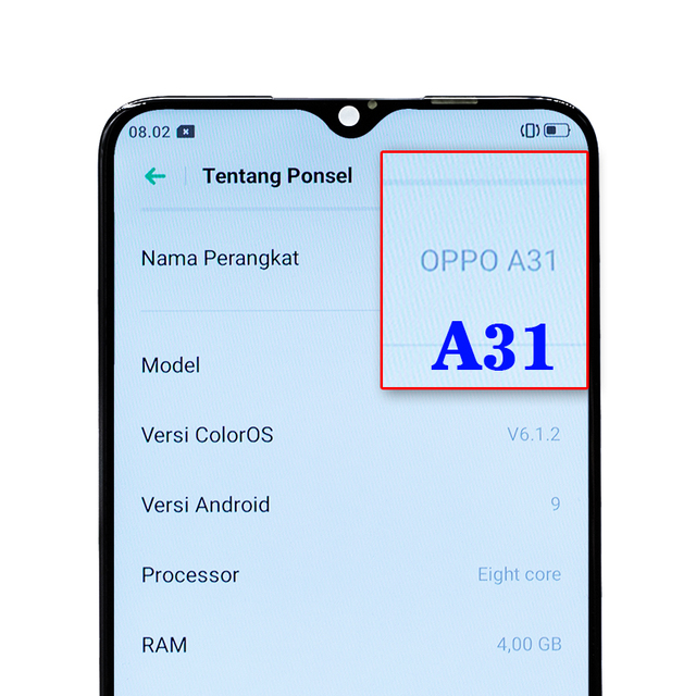 Replacement Original Mobile Display Universal Screen for Oppo A11X A11 A8 A5 A9 A31 2020
