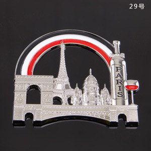 El Coliseo Torre inclinada de Pisa Italia Imanes de nevera Herradura Viaje 3D Metal Memorial Magnético Refrigerador Pegatinas Regalo - Product Image 5