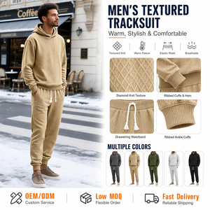 <span class=keywords><strong>Tuta</strong></span> <span class=keywords><strong>Sportiva</strong></span> da <span class=keywords><strong>Uomo</strong></span> Personalizzata con Cappuccio, Set 2 Pezzi, Colori a Blocchi, Vestibilità Ampia, Taglie Forti, Top a Maniche Lunghe e Pantaloni, 100% Poliestere - Product Image 1