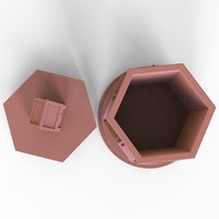 Cadeaux personnalisés vases vides en conteneur miniature en ciment béton magnifique croix église architecture pot à bougie en cire de soja avec couvercle