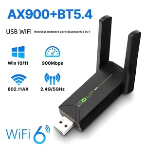 Adaptador <span class=keywords><strong>USB</strong></span> 3.0 WiFi 6 Bluetooth 5.4 AX900, Tarjeta de Red de Doble Banda, 900Mbps Inalámbrico 5G para PC, Computadora de Escritorio, Portátil, Accesorios de Computación - Product Image 6