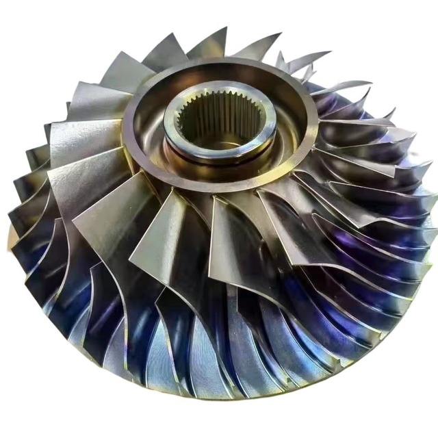 Gasoline Engine Titanium Alloy Water Pump Impeller Thruster Small Underwater Boat Propeller Shafts Marine 4 Blade Water Turbine