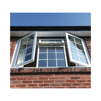 Ventana abatible Ventana de madera revestida de aluminio Ventanas de aluminio Precios en Marruecos Cerradura de ventana corredera para ventanas abatibles de aluminio