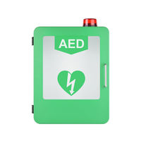 Produit entièrement stocké Défibrillateur externe automatisé Aed portable avec armoire Aed Boîte d'armoire Aed en plastique extérieure
