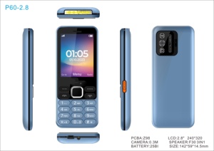 P8120/2.8 pouces clavier de haute qualité <span class=keywords><strong>téléphone</strong></span> soins aux personnes âgées 1800mAh double SIM celulares fonctionnalité téléphones OEM ODM - Product Image 4