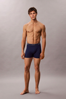 Boxers longs pour hommes OEM d'usine, avec ceinture élastique anti-frottement et logo personnalisé, sous-vêtements pour hommes
