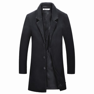 Abrigo <span class=keywords><strong>de</strong></span> Otoño/Invierno <span class=keywords><strong>de</strong></span> longitud media para hombre, cortavientos <span class=keywords><strong>de</strong></span> ajuste coreano, abrigo <span class=keywords><strong>de</strong></span> lana gruesa para estudiantes jóvenes - Product Image 6