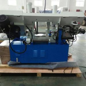 Sierra <span class=keywords><strong>de</strong></span> cinta horizontal para metal GB4228, máquina <span class=keywords><strong>de</strong></span> sierra <span class=keywords><strong>de</strong></span> cinta para metal, puede cortar y ensartar barras <span class=keywords><strong>de</strong></span> acero, alimentación automática - Product Image 5