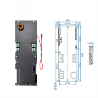 JK Lifepo4 BMS PB2A16S20P PB2A16S15P PB1A16S10P PB1A16S15P 16S 48V 100A 150A 200A RS485 BT Meilleur accessoire solaire BMS intelligent