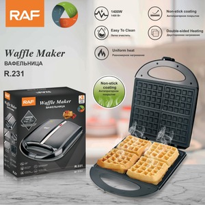 Máquina Eléctrica Personalizada para Hacer Mini Waffles Belgas de Burbujas, 4 Porciones, para Uso Doméstico - Product Image 6